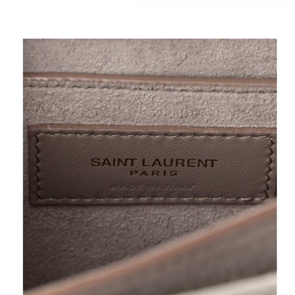 SAINT LAURENT Medium Monogram Sunset Crema Soft - Picture 5 of 9